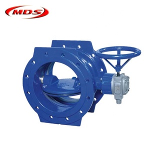 Válvula de Mariposa Excéntrica de Doble Brida Manual de Hierro Fundido Dúctil ANSI DN1000 PN25, Suministro de Fábrica, Envío Gratis - Product Image 4