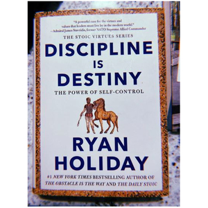 La discipline est le destin : Livre de Ryan, Série des Vertus Stoïques pour les Fêtes, Livre sur le contrôle de soi, la croissance personnelle et la motivation - Product Image 1