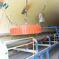 Séparateur électromagnétique minier robuste RCDB, aimant de convoyeur électromagnétique suspendu