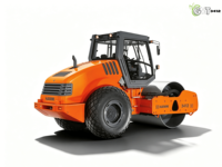 Rouleau vibratoire à tambour unique HAMM 3412 de 12 tonnes d'occasion, conforme aux normes EPA |   Compacteur de sol EURO 5, moteur 95 kW, testé et inspecté