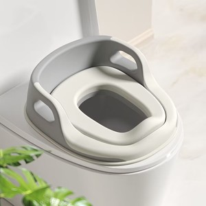 Asiento de Inodoro Portátil de PP, TPE y PU para Bebés, con Asas, para Niños y Niñas Pequeños, Compatible con Inodoros Redondos y Ovalados - Product Image 3