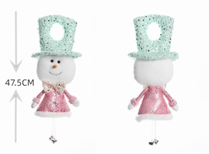SOTE Nouveau design Pendentif Macaron Bonhomme de neige de Noël Nouvel An Décoration de Noël pour la maison Pendentif Décoration de Noël pour la maison - Product Image 2