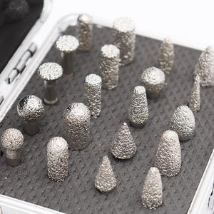 Foret à fraises diamantées Grit46 tête de meulage revêtue de diamant <span class=keywords><strong>pierre</strong></span> <span class=keywords><strong>marbre</strong></span> granit sculpture mèches de gravure <span class=keywords><strong>pour</strong></span> outils rotatifs - Product Image 5