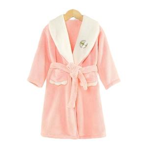 Peignoirs pour enfants automne et hiver vêtements à séchage rapide flanelle polaire chaud <span class=keywords><strong>robe</strong></span> <span class=keywords><strong>de</strong></span> <span class=keywords><strong>chambre</strong></span> enfants filles pyjamas à manches longues - Product Image 1