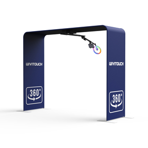 Ảnh gian hàng nhà sản xuất 360 <span class=keywords><strong>video</strong></span> gian hàng Powered bởi pin làm việc với điện thoại thông minh iPad DSLR Máy ảnh 360 photobooth máy - Product Image 4