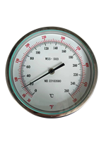 150mm Industrial Stainless Steel Bi-metal Thermometer Flange Insert with Sleeve
