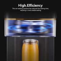 Machine de scellage de boîtes de conserve entièrement automatique, modèle intelligent pour bols en papier, non rotative, utilisée pour sceller les canettes de boissons