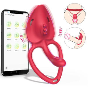 App-gestuurde sexy kant vibrerende cockring voor koppels, onzichtbare clitorisstimulatie, masturbatie, seksspeeltjes voor volwassenen - Product Image 1