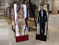 Tragbare RGB SMD P3 LED-Werbetafel Willkommen anzeige Spiegel Poster Digital Signage und Displays