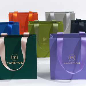 Boyang vente en gros, sac à provisions en papier pour emballage cadeau de bijoux de luxe, bon marché - Product Image 4