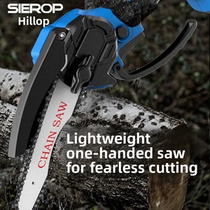 Hot Selling DIY Outdoor Portable 6inch 8inch Lithium Battery Industrial Mini Chain <b>Saw</b> OEM Brushless Motor 600-750W 58cc - Product Image 5