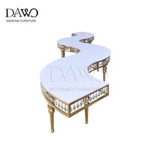 <span class=keywords><strong>DAWO</strong></span> Möbel Luxuriöse Kristallklare PVC-Runddekoration für Hochzeitstische in Außenwohnbereichen oder Werkstattnutzung - Product Image 3