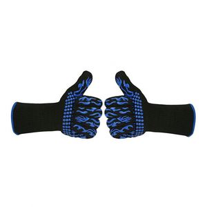 Gants de barbecue en fibre d'aramide personnalisables avec logo, résistants à la chaleur extrême 932F, pour la cuisson et le grillades (Guantes De Barbacoa, Grillhandschuhe) - Product Image 3