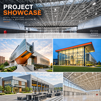 GloStar – Grande structure en acier pour lieux événementiels, bâtiment métallique préfabriqué pour centres de conférence et d'exposition