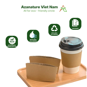 ค้นพบปลอกหุ้มแก้วกาแฟแบบใช้แล้วทิ้งสีดำเกรดอาหาร พิมพ์ลายได้ตามต้องการ เป็นมิตรต่อสิ่งแวดล้อม คุณภาพพรีเมียม ขายส่งจำนวนมาก - Product Image 5