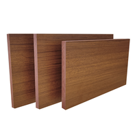Panneau MDF ignifuge mélaminé de qualité B1, double face ignifuge, mélaminé MDF pour meubles et armoires