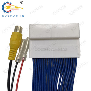 Arnés de cableado adaptador automotriz personalizado de 40 pines macho a hembra con conector <span class=keywords><strong>RCA</strong></span> tipo bala para coche - Product Image 5