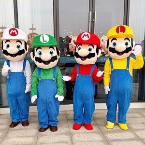 Nuevo Disfraz de Peluche Navideño al Estilo Anime de <span class=keywords><strong>Mario</strong></span> <span class=keywords><strong>Bros</strong></span> Personalizado al por Mayor para Adultos, Disfraz de Mascota de Alta Calidad de Shandong - Product Image 6