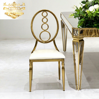 Chaises de location pour événements et mariages – Élégantes, de luxe, avec structure en acier inoxydable, coussin en éponge blanche – Utilisation extérieure et commerciale
