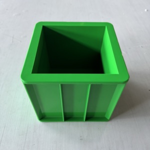 150 stampo quadrato in plastica per calcestruzzo ingegneria della scatola del blocco di prova della pressione stampo per cubo di prova in calcestruzzo - Product Image 2