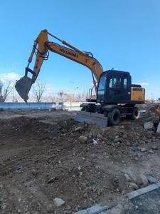 Excavadora de Ruedas Hyundai 150W-7 con Motor Cummins, Capacidad de la Cuchara de 0.67 <span class=keywords><strong>m</strong></span>, Excavadora de Ruedas Hyundai Serie 7 - Product Image 5