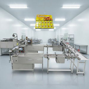 Ligne automatique de cubes maggi de boeuf aux crevettes à grande vitesse Cubes d'assaisonnement de poulet <span class=keywords><strong>Cube</strong></span> de bouillon Machine d'emballage et d'emballage - Product Image 1