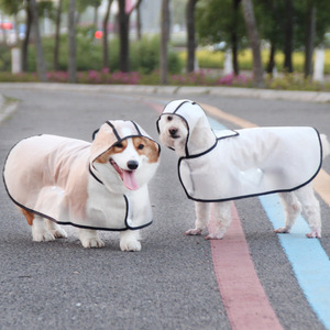Impermeable para mascotas ChongTa de TPU para perros pequeños, a prueba de lluvia, para todas las estaciones, para Corgi, Bulldog Francés, Shiba Inu, Teddy - Product Image 2