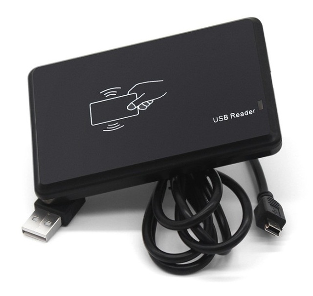 Plug and Play Mobile Access Control Desktop RFID Card Reader and Write Enrollment for Card Issuer