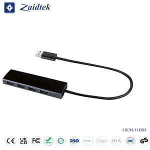 Adaptador Multipuerto 4 en 1 USB Tipo C 3.2 Personalizado de Fábrica para Computadora de Juegos, Laptop, Tipo C <span class=keywords><strong>a</strong></span> USB Hub - Product Image 1