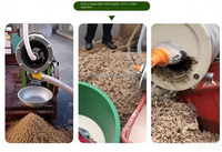 Broyeur agricole pour patates douces, racines de lotus, herbes à cheval et résidus de pommes de terre. Machine de déshydratation entièrement automatique