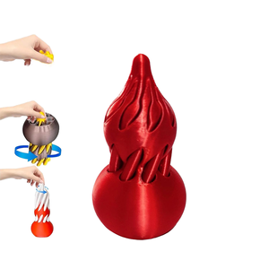 Jouet anti-stress en forme de gourde spirale, imprimé en 3D sur mesure, en TPE écologique, amusant et éducatif, pour enfants de 2 à 4 ans et de 8 à 13 ans - Product Image 1