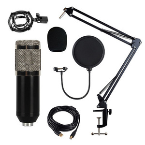 Micrófono condensador USB BM828, reducción de ruido, estudio, para juegos, Podcasts, transmisión en vivo, grabación de YouTube - Product Image 1