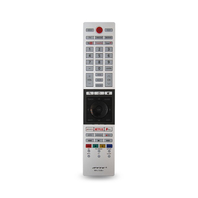 NVTC RM-L1328+ TV Replacement Use for Toshiba Remote with Same Functions As the Original Remote Black with Netflix Button
