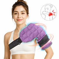 Enveloppe de thérapie chaude/froide réutilisable et flexible, compresse de compression pour les blessures de la coiffe des rotateurs, des épaules, les gonflements, la bursite, soulagement de la douleur