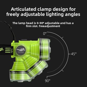 Linterna Frontal de Buceo de Alta Potencia, Nueva, Resistente al Agua, con LED de Larga Duración, Modelo TD-Q903, Integrada - Product Image 4