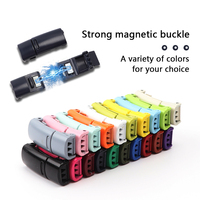 2Pcs Tonal Magnetic Buckle Shoelaces Elastic Laces Sneakers No Tie Shoelace Kids Adult Quick Lace Lazy Sport Rubber Shoestrings
