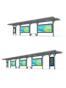 Aubaine de bus intelligente multifonctionnelle moderne en métal pour l'extérieur avec publicité - Product Image 2
