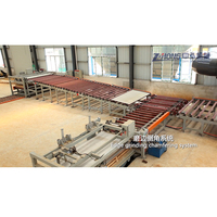 Silicate de calcium entièrement automatique/panneau de ciment de fibre/ligne de production de carreaux avec composants de base moteur pompe PLC