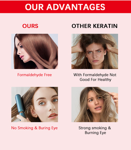 Crema de Tratamiento Capilar con Colágeno y Keratina Brasileña <span class=keywords><strong>MMK</strong></span>, Sin Formaldehído, Coco Morado, Crema Alisadora de Cabello con Keratina Brasileña - Product Image 3