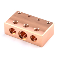 Collecteur de vanne sandwich compact en aluminium 6082 anodisé or 315 Bar CETOP RP121H Collecteur hydraulique