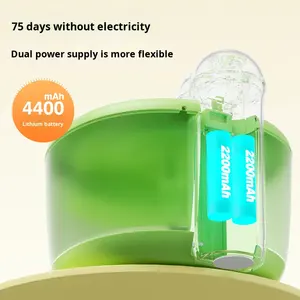 Alimentador automático inalámbrico inteligente para mascotas no eléctrico, bebedero vivo sólido ecológico para perros y gatos - Product Image 2