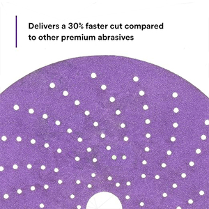 Discos de Lijado en Seco Morados de Dureza Media, Grosor de 1 mm, 6\" (150 mm), OEM Personalizable, Papel de <span class=keywords><strong>Lija</strong></span> Metálico - Product Image 4