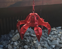 Godet hydraulique à pince en forme de lotus certifié CE MRT 20 tonnes, capacité de 0,5 à 5 m³ pour la manutention par excavatrice (vente en gros)