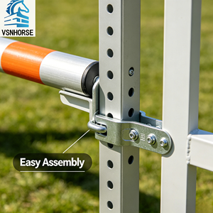 Set di <span class=keywords><strong>Ostacoli</strong></span> per Salto Equestre in Alluminio Leggero, Resistente PVC, Altezza Regolabile, Certificato CE - Product Image 6