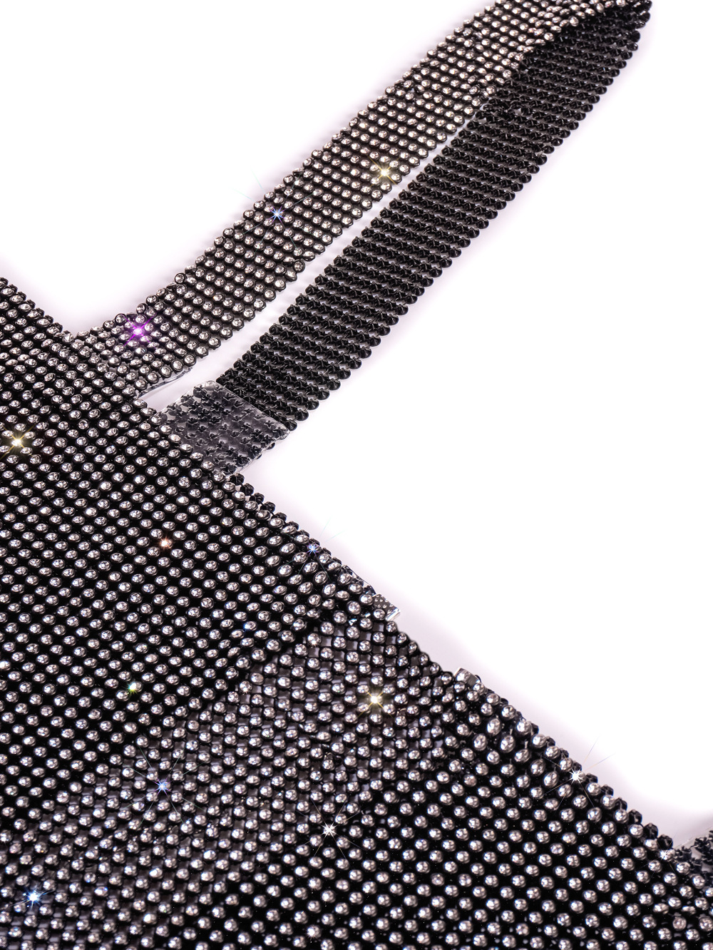 2023 Stunning Diamonds Crystal  Crop Top Womens SLeeveless Straps Rhinestone Bustier Club Vest Party Club Wears