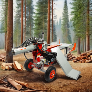 Fabbrica di vendite calde motore Diesel alimentato a Gas commerciale Super Modulare elettrico veloce Splitter di legno macchina per la foresta - Product Image 2
