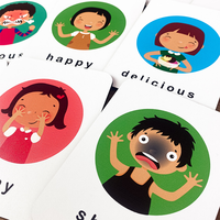 Cartes flash mathématiques et dentaires en braille de haute qualité pour enfants de 3 à 10 ans, personnalisables, certifiées CE, en papier durable et écologique