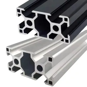 Chinese Factory European Standard Black 3060 T-Slot Aluminum Extruded Profile Industrial Aluminum Profile