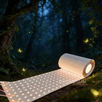 Nouveau produit OEM OBM : Panneau lumineux LED flexible et pliable en pierre d'onyx, type marbre, découpable, en feuille matricielle