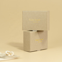 Boîte d'emballage en carton rigide avec tiroir coulissant de luxe avec logo personnalisé pour collier, bracelet et tous types de bijoux, étui de rangement